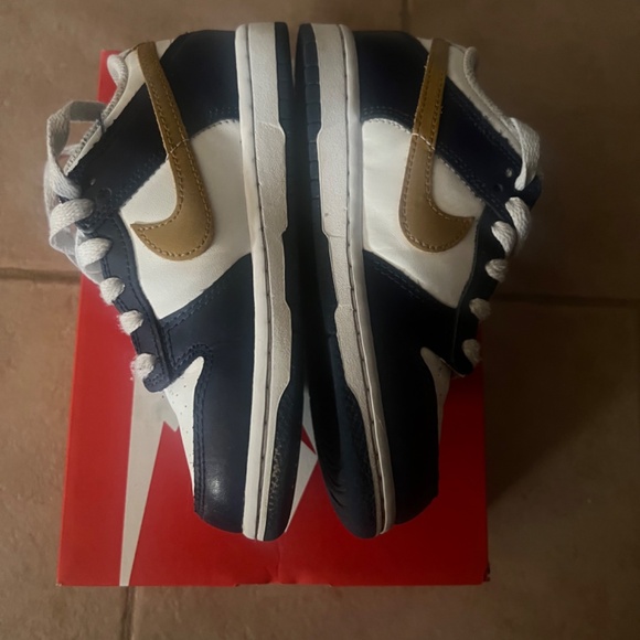 Nike Dunk Low PSE White/Wheat/Midnight Navy Size 13c - Picture 11 of 14